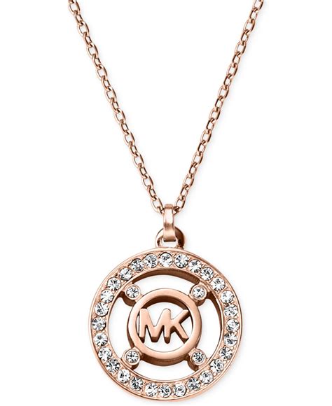 michael kors pendant necklace david jones|Michael Kors jewelry gift box.